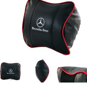 Mercedes Geniş Havalı Deri Boyun Seyahat Uyku Yastığı 1 Adet