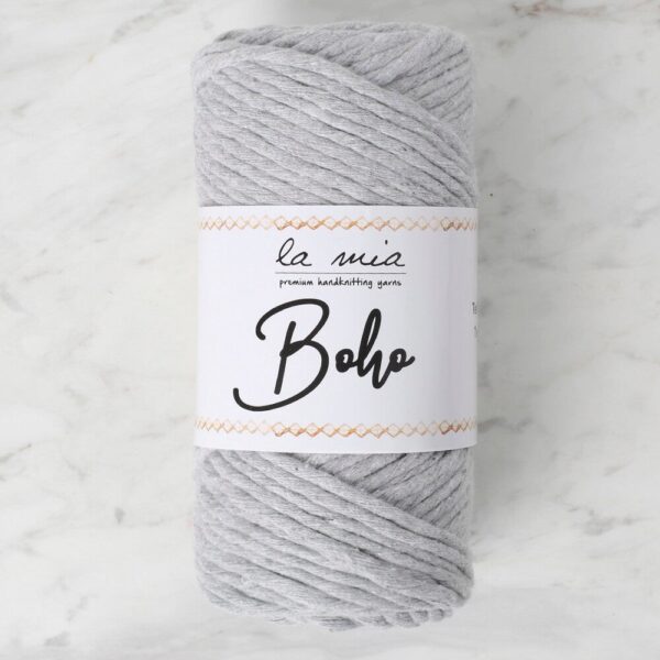 Boho Açık Gri Büküm Makrome İpi - L044 - 34210