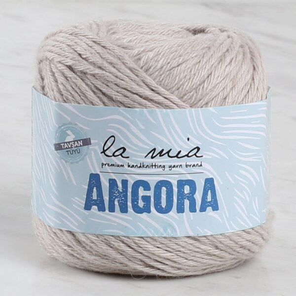 Angora 50gr. Bej El Örgü İpi - L003 - 34218