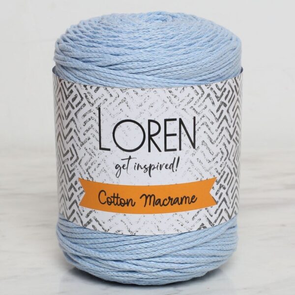 Cotton Macrame Bebe Mavi - R051 - 34375