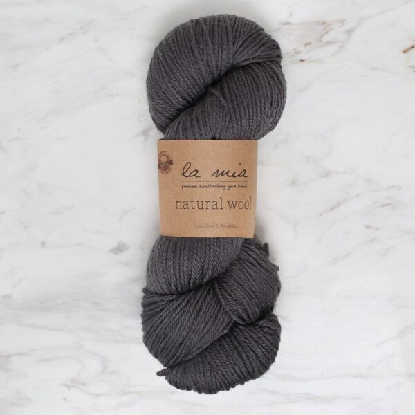 Natural Wool Antrasit El Örgü İpi - L900 - 34397