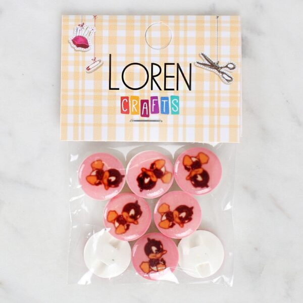Crafts 8'li Ördek Düğme - 1208