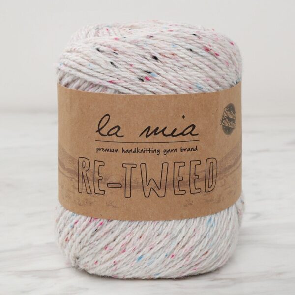 Re-Tweed Krem Melanj El Örgü İpi - L155