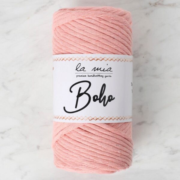 Boho Açık Somon Büküm Makrome İpi - L018 - 34212
